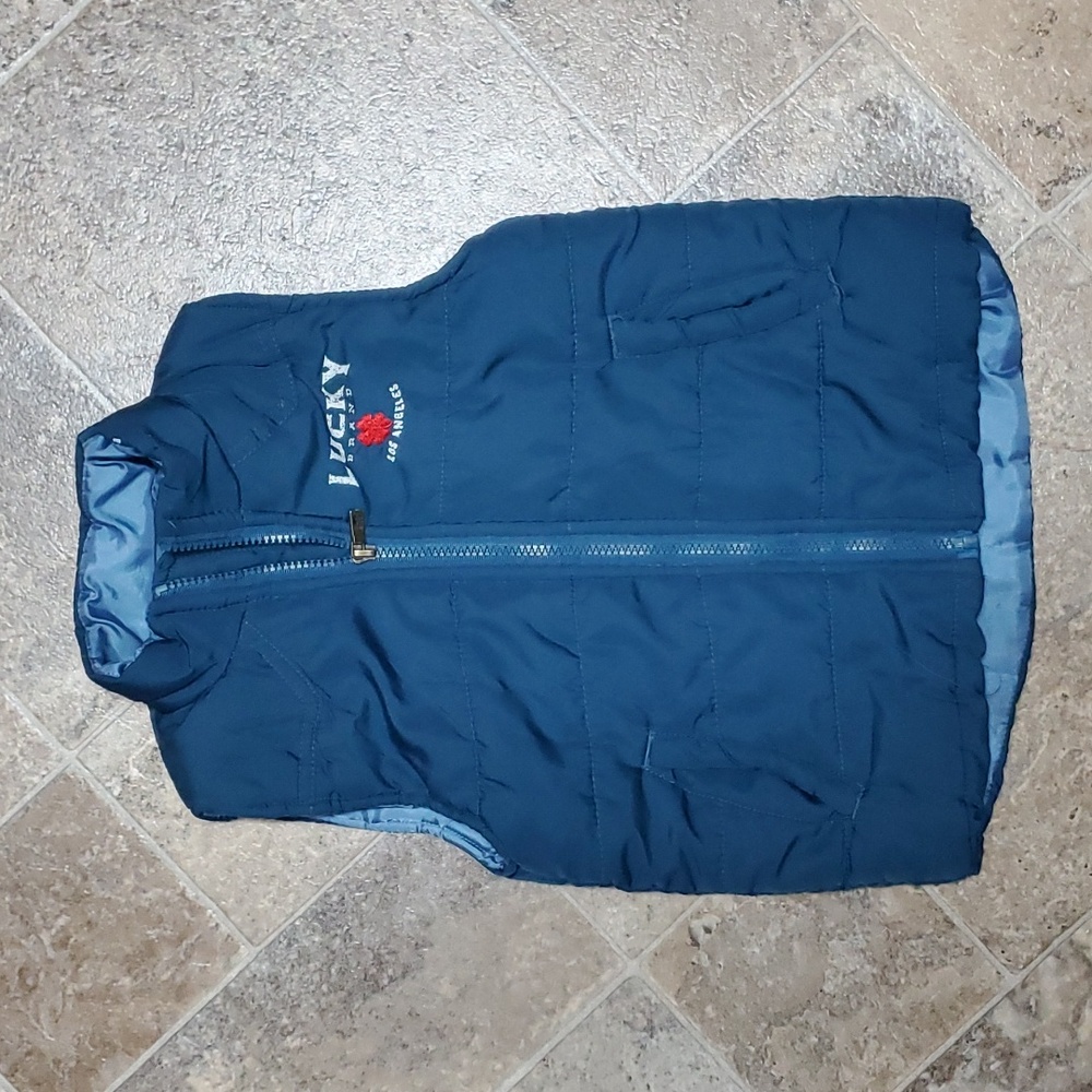 Lucky Brand Boys Zip Up Vest